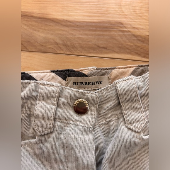 ‼️ SOLD ‼️ Burberry beige velvet infant pants - Picture 6 of 7